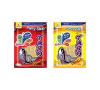 Taro Brand Fish Snack Set - 1 x Hot Chilli Flavour (64g) & 1 x Spicy Flavour (64g)