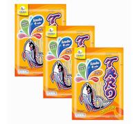 Taro Brand Thai Fish Snack Barbecue Flavoured 52g Savoury Seafood Party Snacks Bites (Pack of 3) HALAL