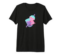 Taro Bubble Tea Pig Premium T-Shirt