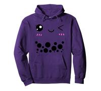 Taro Milk Tea Costume Boba Bubble Tea Kawaii Halloween Pullover Hoodie