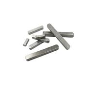 TARONIX Parallel Keys 45# Carbon Steel A-Type Flat Key Pin High-Precision Motor Gear Square 2/3/4/5(4X4X30 10pcs)