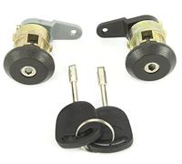 TarosTrade 60-0530-N-83741 Door Lock Cylinders Set Front With 2 Matching Keys