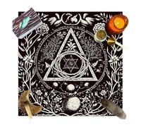 Tarot Accessories, Tarot Cloth, Tarot Table Cloth, Divination Reading Table Cloth, Portable Tarot Cloth For Spread, Decorative Witchery Supplies For Tarot Card Lovers, Tarot Cards Table Napkins
