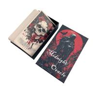Tarot and Oracle Cards 78 Cards Full English Midnight Portable
