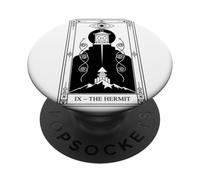 Tarot Arcana IX The Hermit Mystic Occult PopSockets Adhesive PopGrip