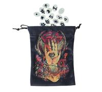 Tarot Bag - Drawstring Jewelry Velvet Storage Bag,Divination Accessories Wrap Organizer for Jewelry Crystal Dice Trinket Deck Beginners Adults Divination Enthusiasts
