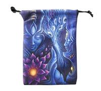 Tarot Bag, Tarot Bag, Oracle Velvet Tarot Bag | Vintage Witches Case with Pleasant Design for Children Halloween Reading Jewellery Makeup
