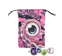 Tarot Bag,Tarot Deck Velvet Holder Bag - Divination Accessories Wrap Organizer for Jewelry Crystal Dice Trinket Deck Beginners Adults Divination Enthusiasts