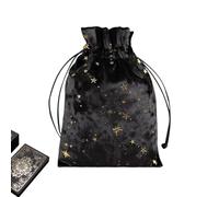 Tarot Bag - Tarot Pouch | Velvet Drawstring Bag for Tarots Cards, Runes, Dice, and Jewelry, Soft Flannel Storage Pouch for Travel, Divination, and Spiritual Gift Accessories