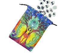 Tarot Bag with Lanyard, Travel Bag for Jewelry and Container, Lightweight and Soft Solution for Oracle Card Enthusiasts