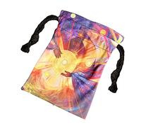 Tarot Bags and Pouches,Drawstring Card Jewelry Storage Bag | Drawstring Tarot Dice Bag, Sun God Pattern, 13x18cm, Hand Bags for Tarot Cards Dices, Tarot Enthusiasts, 5 Pcs Mixed Color, 1