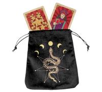 Tarot Bags and Pouches Durable Tarot Card Velvet Storage Bag Reusable Dice