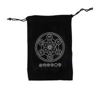 Tarot Bags Pouches | Mysterious Black Magic Tarot Card Storage Bag,Tarot Card Bags for Witch Divination Board Game Cards, Tarot Card Accessories Bag
