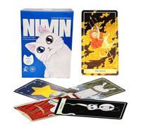 Tarot Board Game, Cat Tarot Card, Fortune Game with Clear Symbols, Compact Pack with Instruction Manual, Spiritual Tool, Tarots Card 3.54 * 2.36inch Set for Home Travel Party Group Reading Use