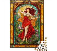 Tarot Card 1000 Piece Jigsaw Puzzles for Adults 1000 Pieces Puzzle Art Nouveau Gifts Home Decoration Educational Games Premium Multicolor Impossible 1000pcs (75x50cm)