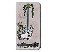 Tarot Card Ace of Swords PU Leather Flip Case Cover For OnePlus 8