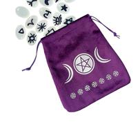 Tarot Card Bag - Handmade Delicate Tarot Card Bag Velvet Jewelry Pouch Gift Bags with Multi Patterns,Tarots Oracle Cards Storage for Runes & Jewelry Travel Gift Party Christmas Pouch