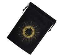 Tarot Card Bag | Soft Velvet Jewelry Pouches with Drawstrings - Portable Dice Holder Organizer for Precious Crystal Watch Altar Divination Supplies Spiritual Items