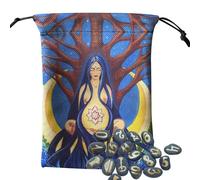 Tarot Card Bag, Tarot Card Storage Bag Pouches Holder, Dice Crystal Storage Packing for Home Oracle Fortune Divination Halloween Beginners Kids