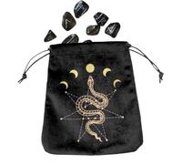 Tarot Card Bag Tarots Cards Storage Bag Durable Velvet and Satin Drawstring