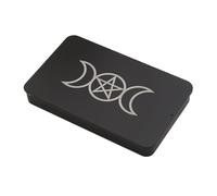 Tarot Card Box,Metal Organization Case For Tarot Cards | Compact Organizational Solution, Brettgaming Accessories For Everyone