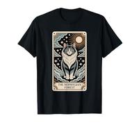 Tarot Card Cat Halloween The Norwegian Forest T-Shirt