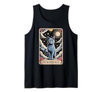 Tarot Card Cat Halloween The Russian Blue Tank Top