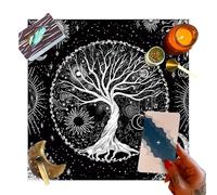 Tarot Card Cloth, Multipurpose Design, 49 X 49cm/19.29 * 19.29 Inches, Divination Reading Mat, Spiritual Readings Cloth, Elegant And Mystical, For Tarot Reading And Divination