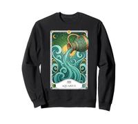 Tarot Card Constellation Zodiac Sign Birthday Aquarius Sweatshirt
