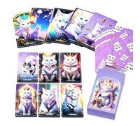Tarot Card Deck 78 Piece Funny Cat Collectible Beginner-Friendly