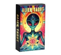 Tarot Card Deck, 78-Piece Oracle Set, Sci-FI Inspired Fortune Telling Cards, Psychic Development Tool, for Astrology Beginners, Spiritual Reading and Professional Use
