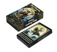 Tarot Card Deck | 78-Piece Portable Oracle Set For Fortune Telling | Mystical Divination Board Game For Beginners Kids Teens And Adults | Perfect For Birthday Party Club Vacation Spiritual Meditation