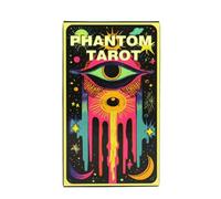 Tarot Card Deck, Divination Board Game, English Tarot Set, Spiritual Board Game for Family Night Holiday Gathering Entertainment Use Prediction Fun Social Activity Party Experience 10.3x6.0cm