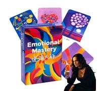 Tarot Card Deck, Entertainment English Version, Fate Oracle Aid with Easy Use, Spiritual Care Accessory with Strong Function, Handy Aid for Divination Fortune-Telling Board Game Party Entertainment