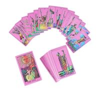 Tarot Card Deck for Beginners - Portable Leisure Reading Cards Set for Adults | Travel Friendly Oracle Style Game for Home Camping Picnic Festival Social Interaction Use