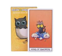 Tarot Card Deck - Fortune Telling Game, 78 Fate Divination Cards with Sturdy Storage Box, Classic Esoteric Spiritual Reading Tool, Ideal for Workplace Wellness Party Social Gathering