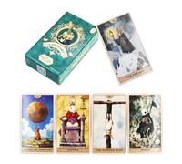 Tarot Card Deck - Interactive Board Game | Family Bonding Activity, Beginner Friendly Divination Symbol Learning Set, Social Intuition Play Study System Map Grid For Men Youth Teens Groups Adults