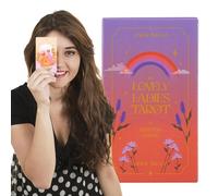 Tarot Card Deck, Oracle Divination Set, 78 Fortune Telling Cards, for Adults Beginners Party Entertainment Spiritual Reading Astrology Guidance Self Discovery Meditation Hobby Gift Collection Use