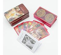 Tarot Card Deck, Tarot Cards with Meanings on Them, Oracle Card Deck, with Guide Book for Beginners Tarot Cards Set, Beginner Tarot Deck Cards,for Table Games,A