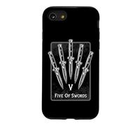 Tarot Card Five Of Swords Astrology Switchblades Case for iPhone SE (2020) / 7/8