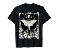 Tarot Card Floral Butterfly Cottagecore Vintage Moth T-Shirt