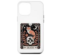 Tarot Card Fox Death Witchy Forest Moon Skull Occult Nature Case for iPhone 12 Pro Max