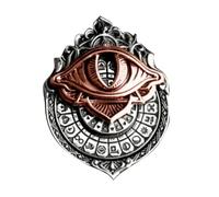 Tarot card necklace,Handmade Tarot Vision Pendant, Connect to Cosmic Wisdom Anytime, All-Seeing Eye Necklace, Symbol,Mystic Divination Jewelry, Fate Insights, Smooth Rotation, for Women Man
