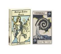 Tarot Card, Oracle Deck, Divination Game, 3.94x2.36 Inches Compact 48-Piece Set, Spiritual Meditation Tool, for Personal Reflection Family Gathering Party Use Friends Rituals Travel Practice