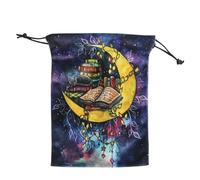 Tarot Card Pouch -Drawstring Bags Jewelry Pouch for Tarot Card | 13x18cm/5.11x7.08inch Jewelry Pouch with Drawstring, Tarot Accessories Storage Pouch for Fate Divination Supplies, Oracle Decks