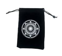 Tarot Card Pouch, Flannel Tarot Deck Holder Reusable Jewelry Pouch Drawstrings Tarot Card Case, Tarot Card Pouch Portable Bundle Pocket Tarot Bags for Kids Adults, New O, Refer to description, Unisex