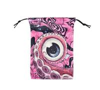 Tarot Card Pouch | Jewelry Dice Drawstring Pouch,Printed Organizer Divination Accessories for Rune Crystal Trinket Jewelry Teens Adults Travel Gatherings Game Night Party