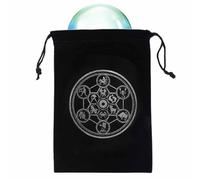 Tarot Card Pouch | Jewelry Pouch Mysterious Black Magic Themed | Tarot Card Pouch with Drawstring for Playing Cards Rider Waite Tarot Deck Oracle Cards