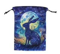 Tarot Card Pouch - Tarot Card Holder, Velvet Drawstring Bag, Protective Pouch for Tarot and Oracle Cards, Portable Card Holder | Jewelry Pouch with Drawstring, Tarot Accessory Storage Pouch for