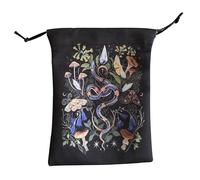 Tarot Card Pouch | Tarot Deck Holder - Jewelry Storage with Drawstrings for Travel Meditation Practices Yoga Retreats Home Spiritual Rituals
